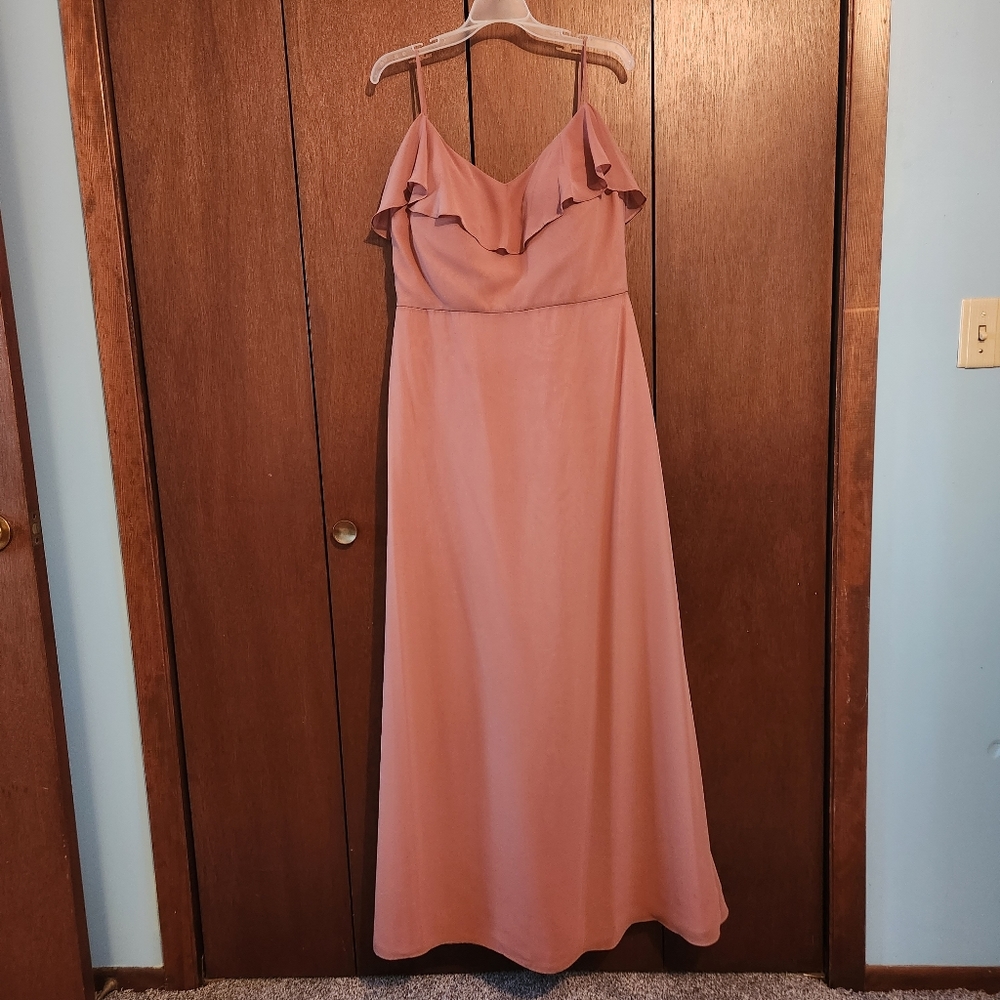 Bari Jay Bridesmaid dress mocha